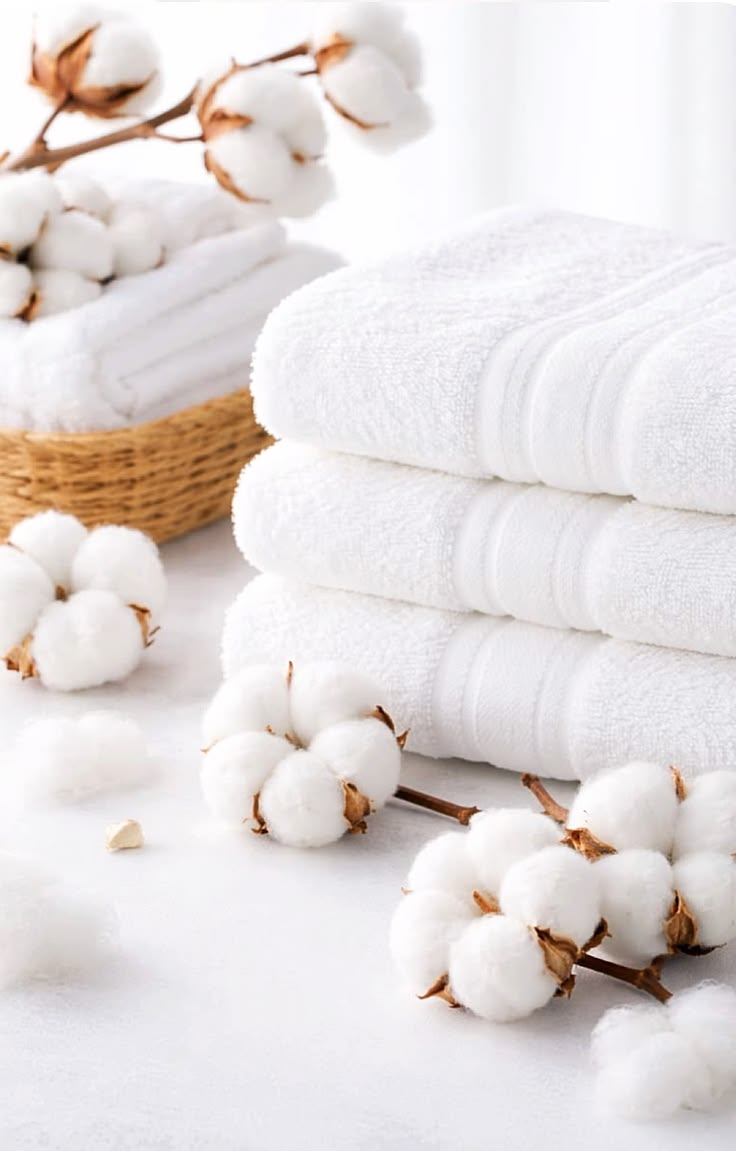 Close-up of soft terry towel texture